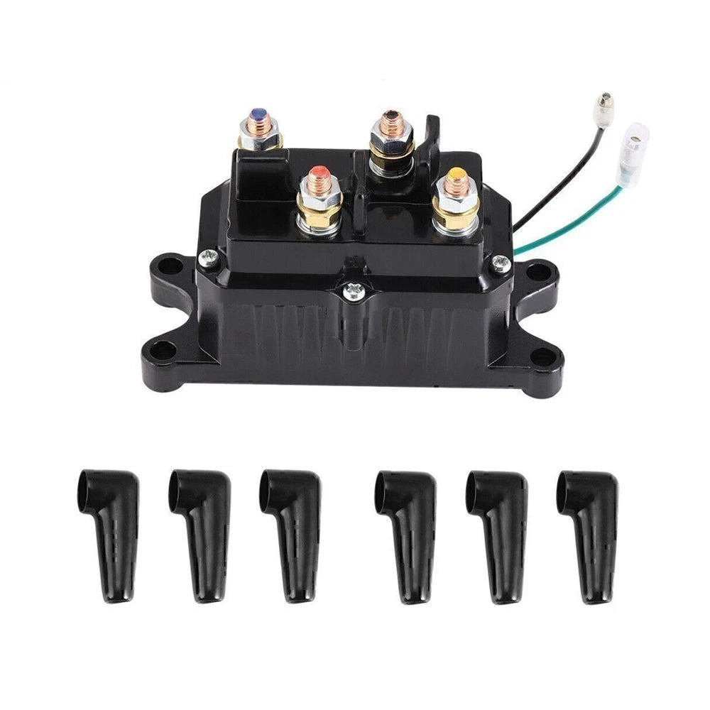 12V Solenoid Relay Contactor Winch Switch Kit for ATV UTV SUV (Warn)