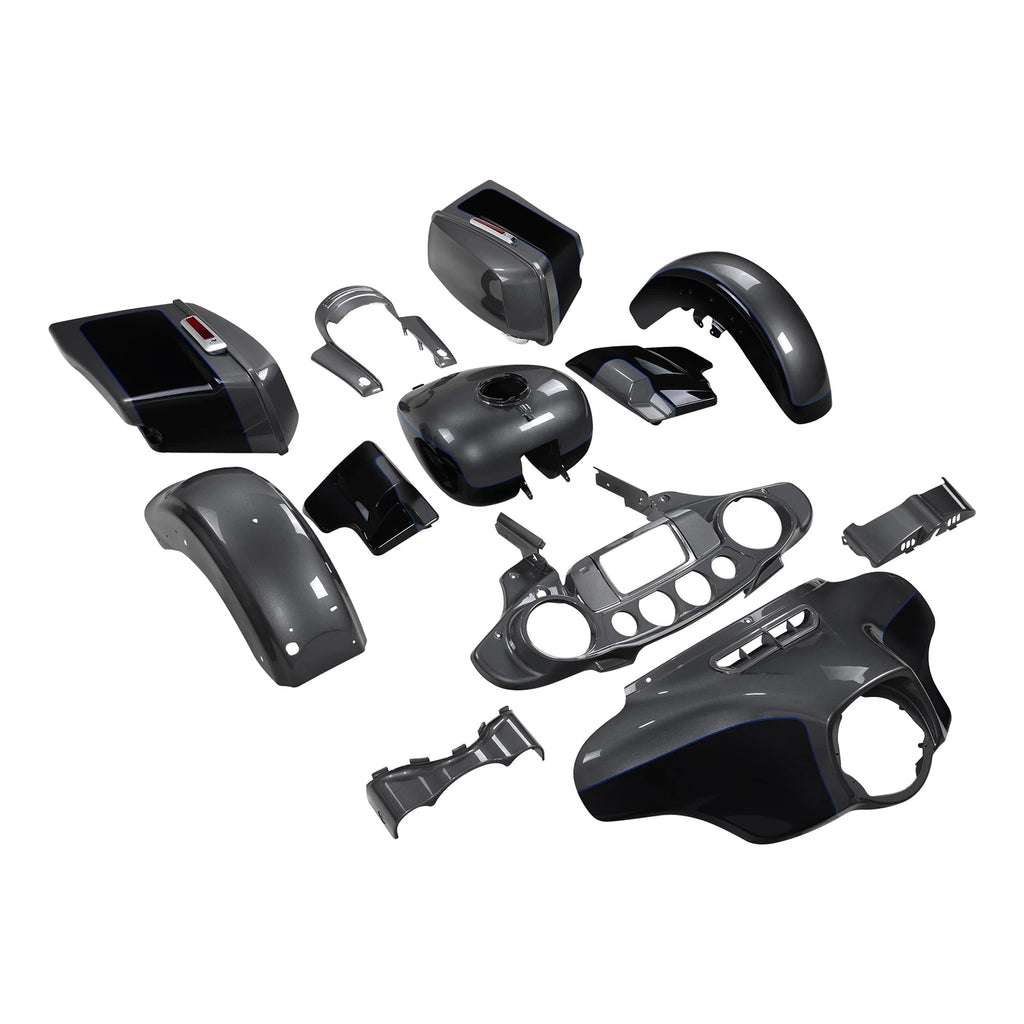 Fairings Bodywork for Harley Street Glide (2014–2023) Gauntlet Gray Metallic Vivid Black