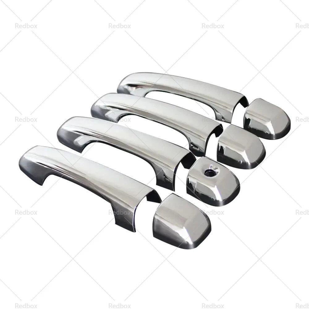 Chrome Door Handle Cover Trim for Toyota Land Cruiser Prado (2009–2023)