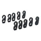 Set of 10 Nylon Clip Hooks for Kayak Canoe Boat Tassel Ties