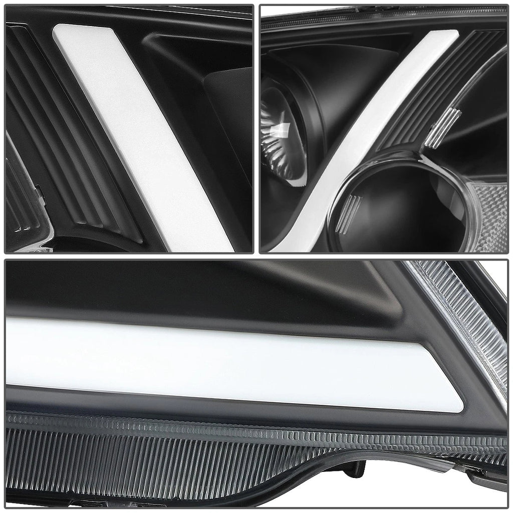 LED Projector Headlight Lamps for Honda Civic Coupe/Sedan (2001–2003)