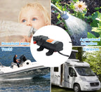 12V 35PSI 1GPM Water Pump for Various Applications (Self Priming)