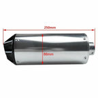 28mm Black Alloy Exhaust Muffler for 125cc 140cc 150cc PIT Trail Dirt Bike