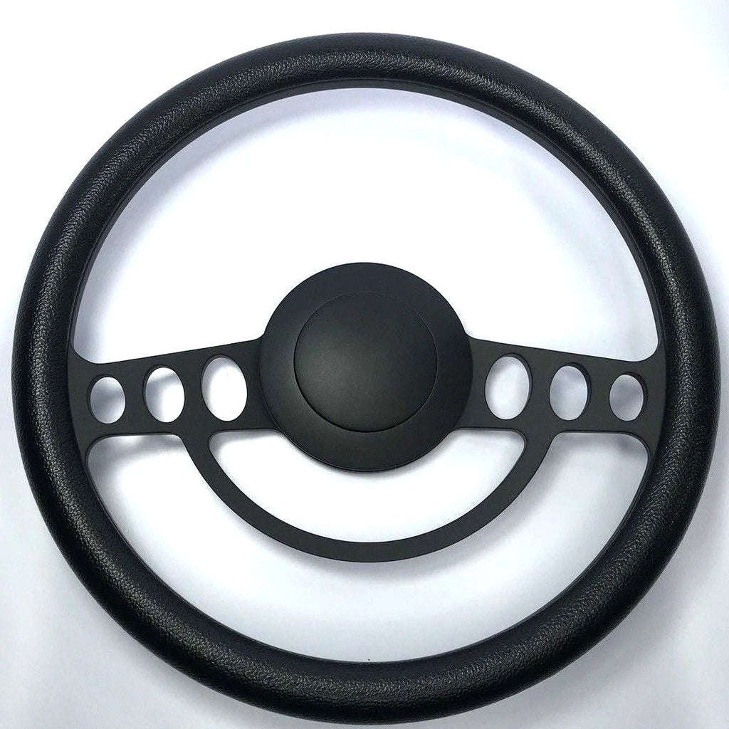 Steering Wheel 14 Inch Billet 9 Hole for Universal Fit (1960–1990)