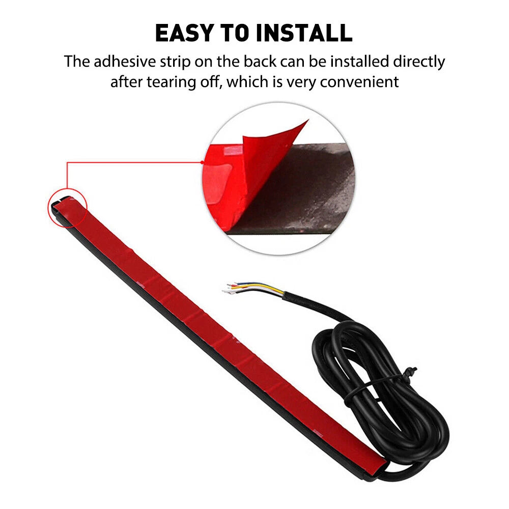 48 LED Motorcycle Turn Signal Brake Tail Light for Universal Models