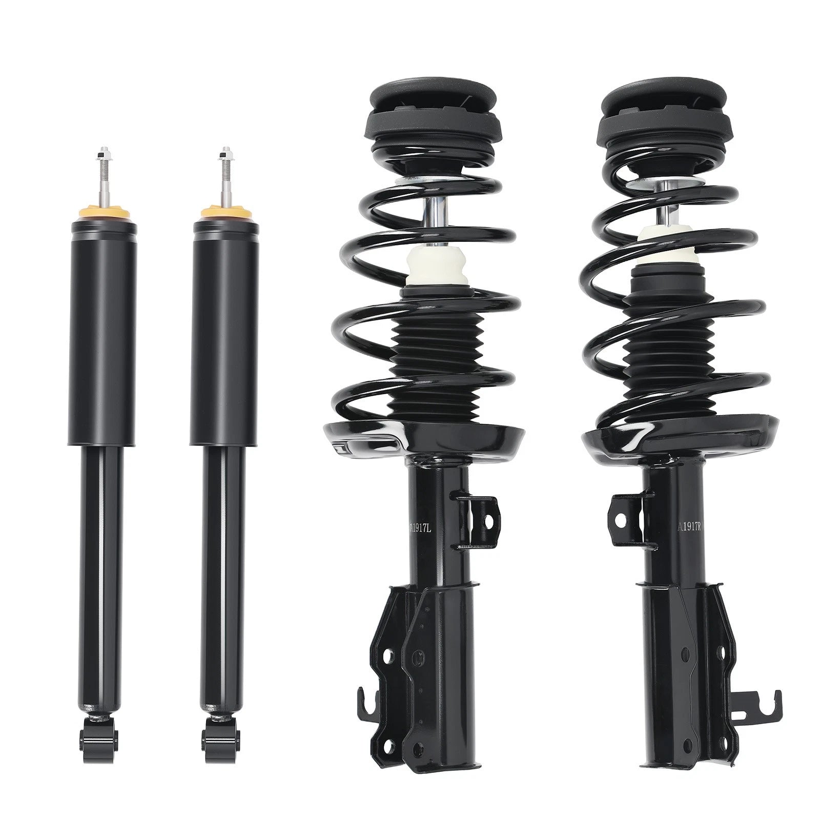 Set of 4 Front Struts and Rear Shocks for Chevrolet Malibu (2013–2015)