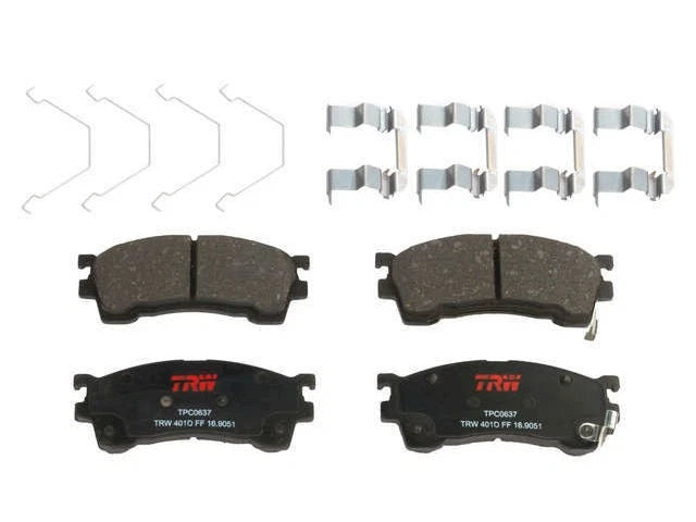 Front Brake Pad Set for Mazda 626 (1993–2002) CB517BN