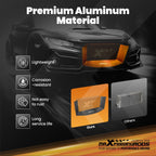 Adjustable Aluminum Intercooler Air Guide Shroud (Universal Fit)