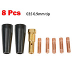 Gasless Nozzle Tips for Welder Parts (Tip-Diffuer-Nozzle)