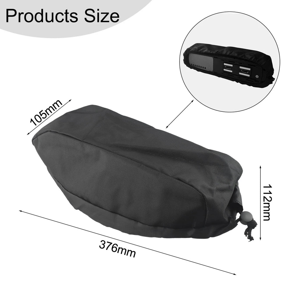 Outdoor Sports Box Bag Rain Cover 376x105x112mm Dust-Proof