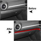 Carbon Fiber Dashboard Trim Strip for Kia Forte Cerato K3 (2019-2023)