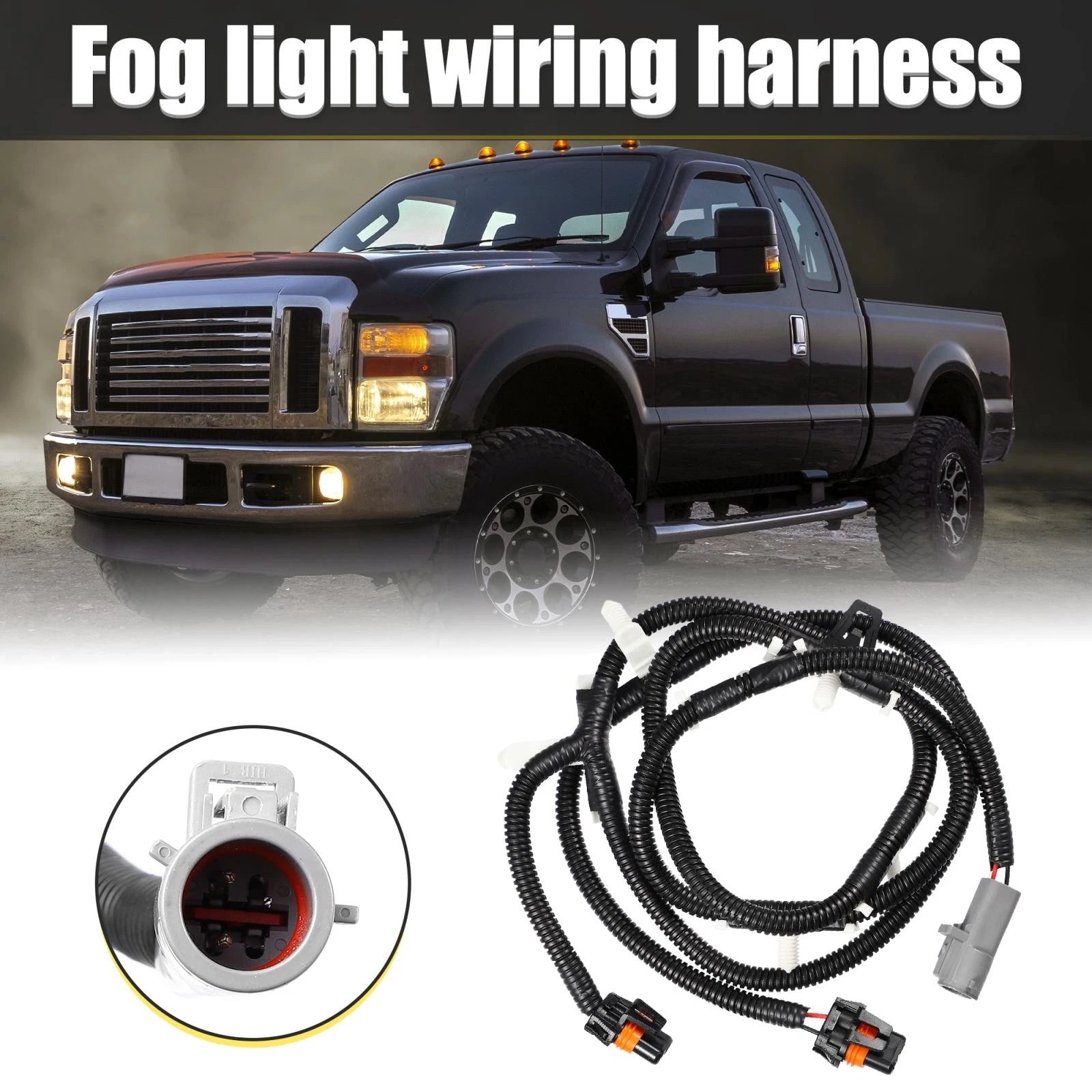 Fog Driving Light Wiring Harness for Ford F250 F350 Super Duty (2005–2007)