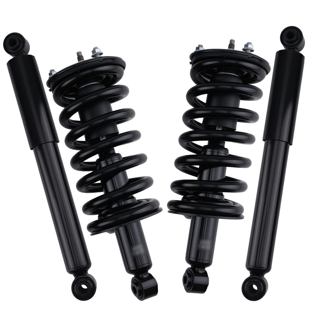 Set of 4 Front Quick Strut, Coil Spring, Rear Shock for Nissan Armada (2005–2015)