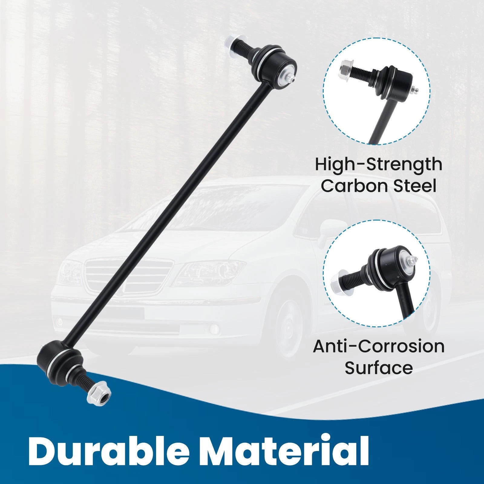 Front Stabilizer Sway Bar End Link for RAM C/V and VW Routan (2009–2015)