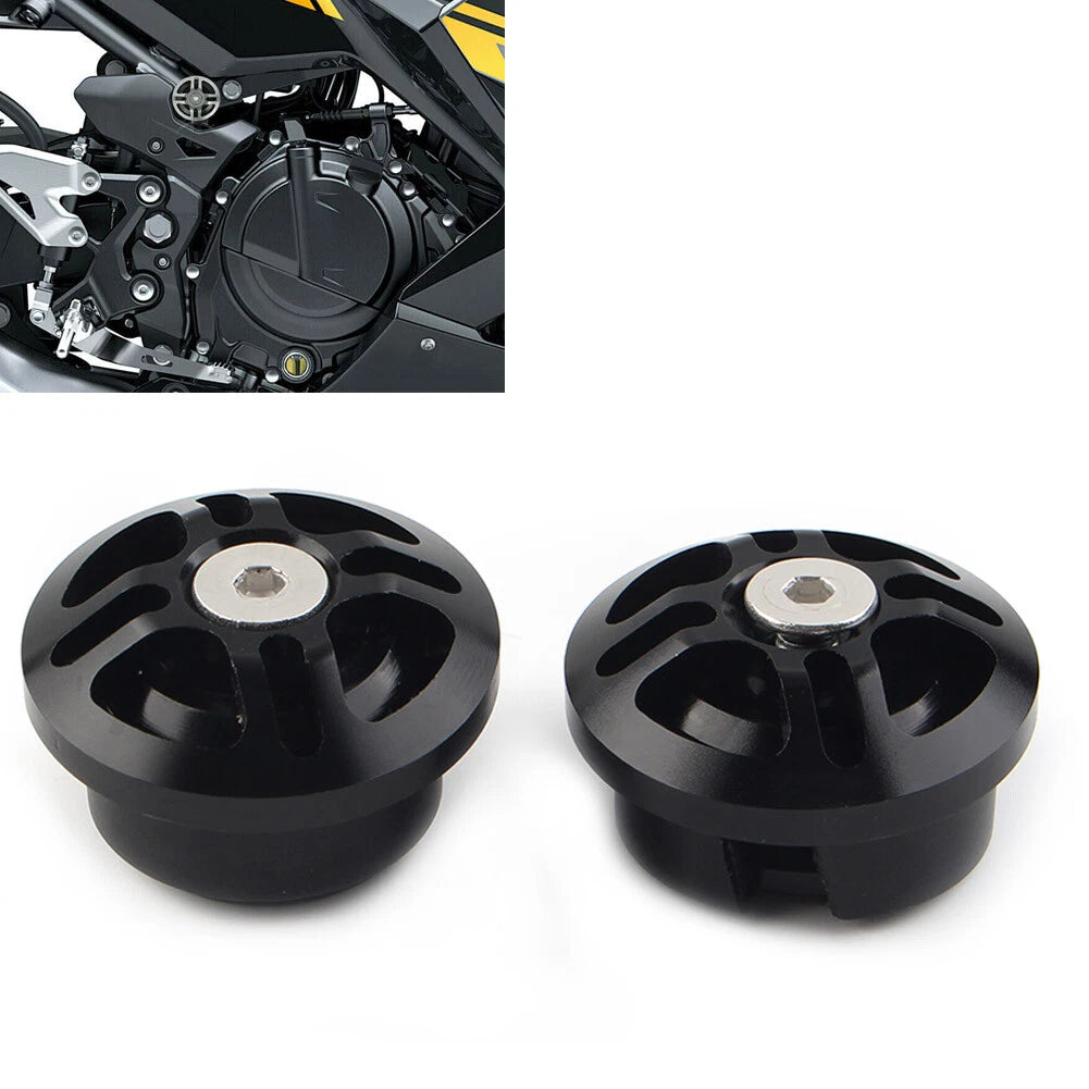Frame Hole Cover Bolt Plug Cap for Kawasaki Ninja 250 400 Z400 (2018–2020)