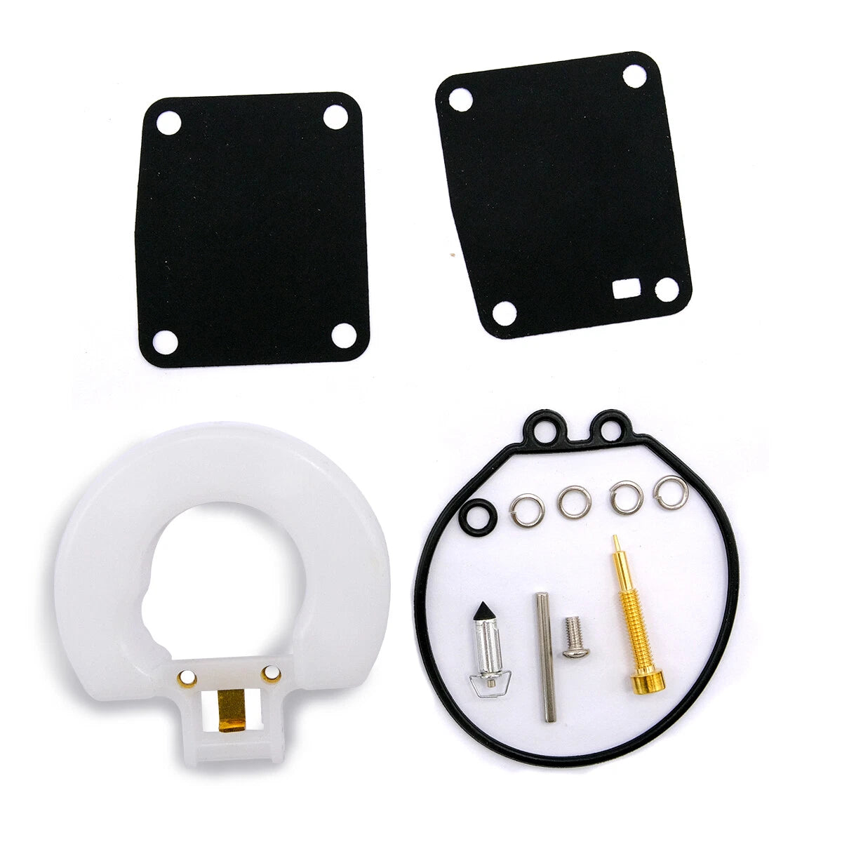 Carburetor Repair Kit for Yamaha 2 Stroke 6HP 8HP Outboard (6N0-W0093-00)