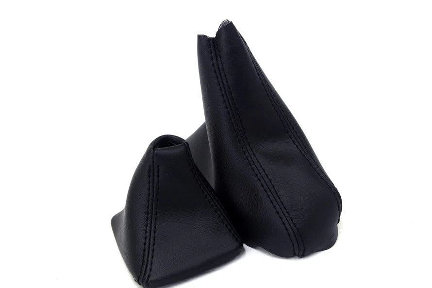 Leather Automatic & E Brake Boot for BMW E90 (2005–2013) Black