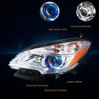 Left Side Projector Headlight for Buick Encore (2013–2016) - Chrome Housing