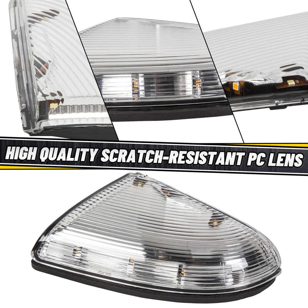 Mirror Turn Signal Light for Dodge Ram 1500 2500 (2009–2014)