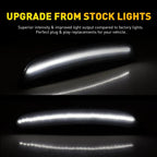 Set of 4 White LED Side Marker Lights for Chrysler 300 (2015–2023)