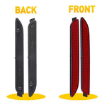LED Pair Rear Reflector Bumper Lamp for Toyota Lexus Sienna