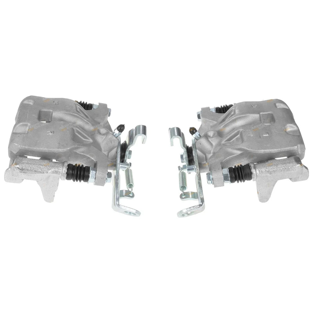 LH + RH Rear Disc Brake Calipers + Pads for Mazda 3 BM BN (2014 - 2019)
