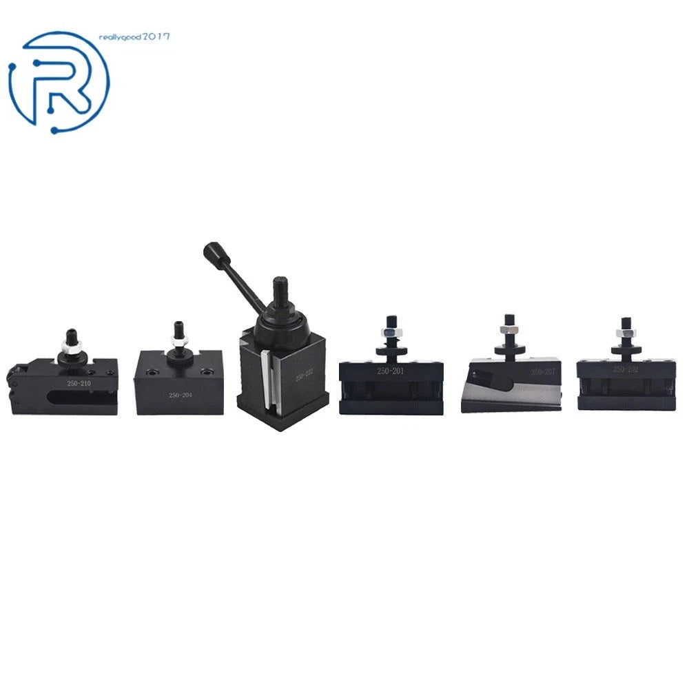 Set of 6 Quick Change Wedge Tool Posts for 10" - 15" Lathes