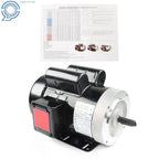 2HP Electric Motor 3450RPM 56C Frame 115/230V for General Purpose (N/A)