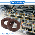 2X Oil Seal Rotary Shaft Seal for Various Models (28x47x10mm) FKM Rubber