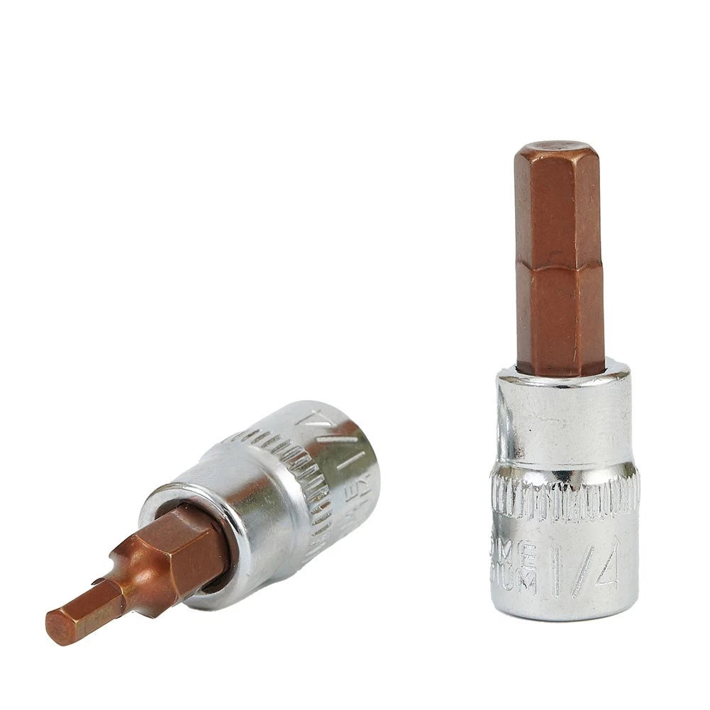 Set of 5 Screwdriver Bit Sockets for Hex Drivers H3-H7