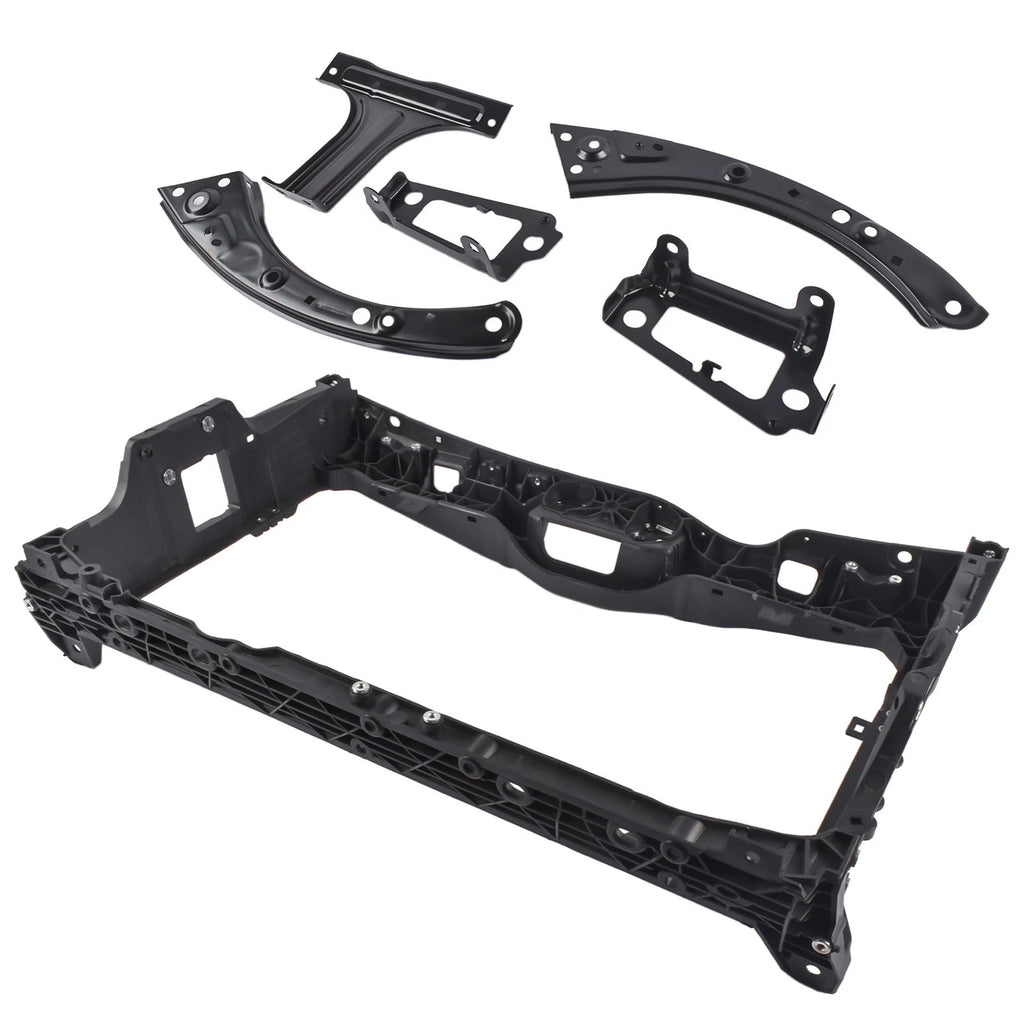 Radiator Core Support Set w/ Bracket for Honda Civic (2022–2025) - 6 Pieces Black