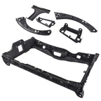Radiator Core Support Set w/ Bracket for Honda Civic (2022–2025) - 6 Pieces Black