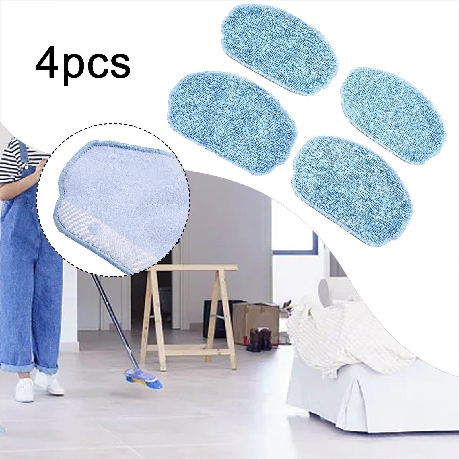 Mop Cloth Replacements for Kabum Smart 100 Cleaner (2023–2023)
