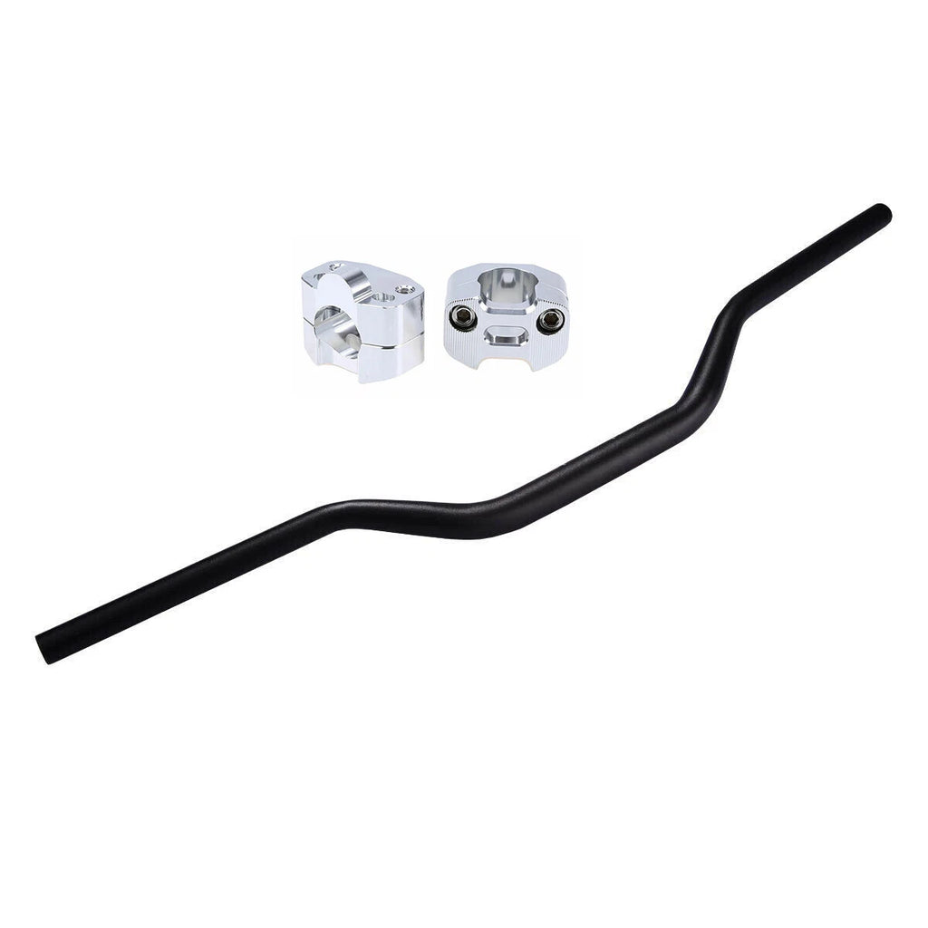 28mm Handlebar Fat Bar + Mount Clamp for KXF Pit Dirt Bike