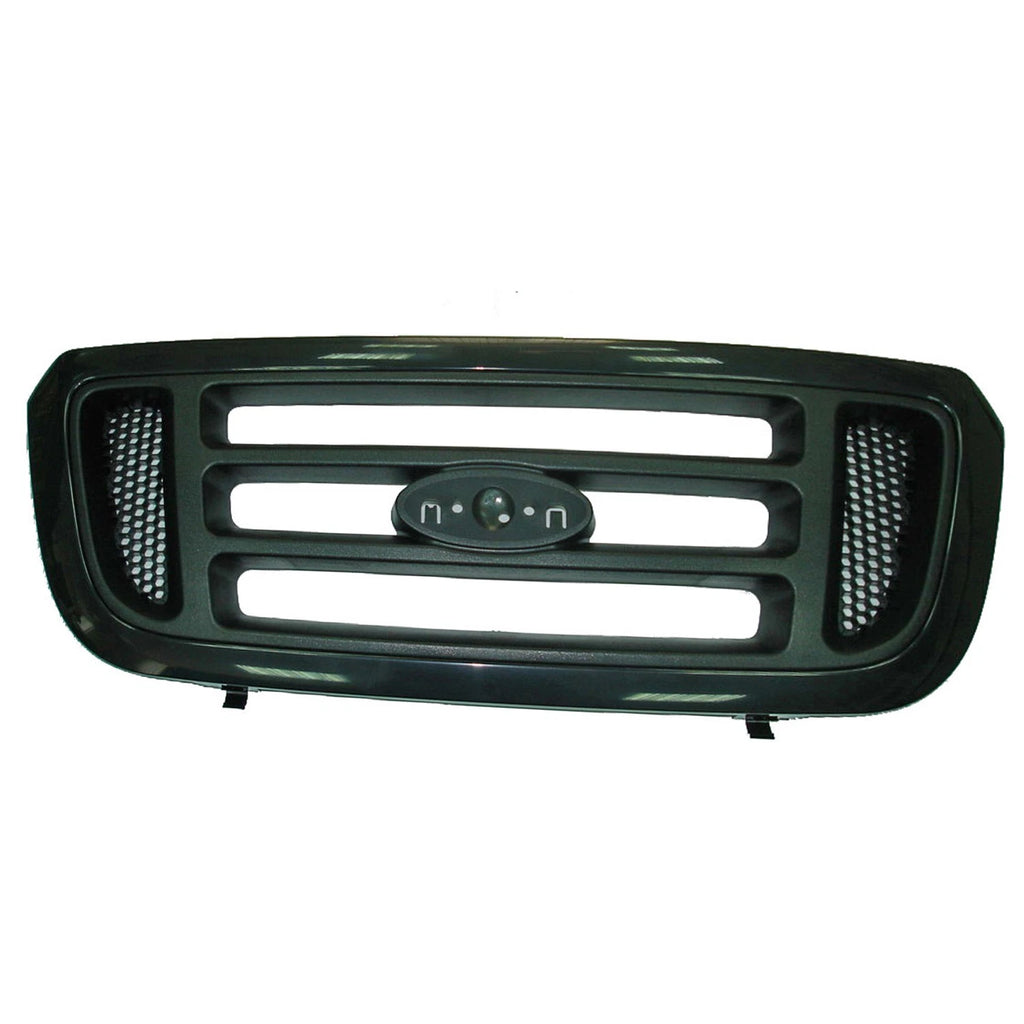 Replacement Black Plastic Front Grille for Toyota Hilux (2005–2015)