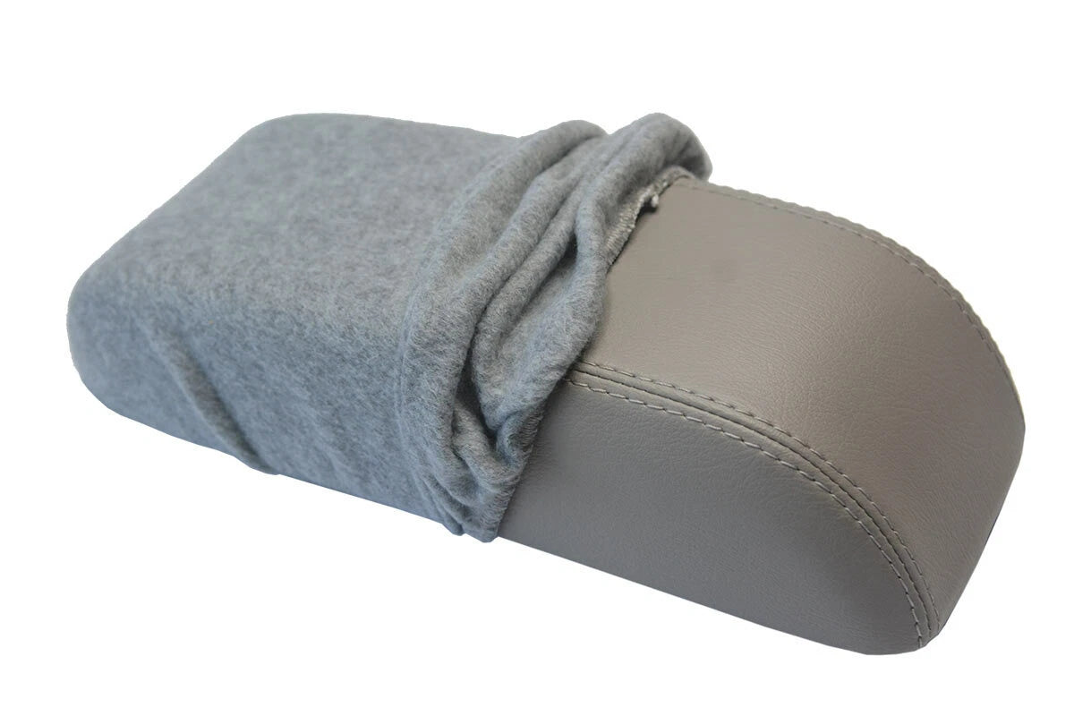 Fleece Console Lid Armrest Cover for Chevrolet Cavalier (2000–2005) Gray