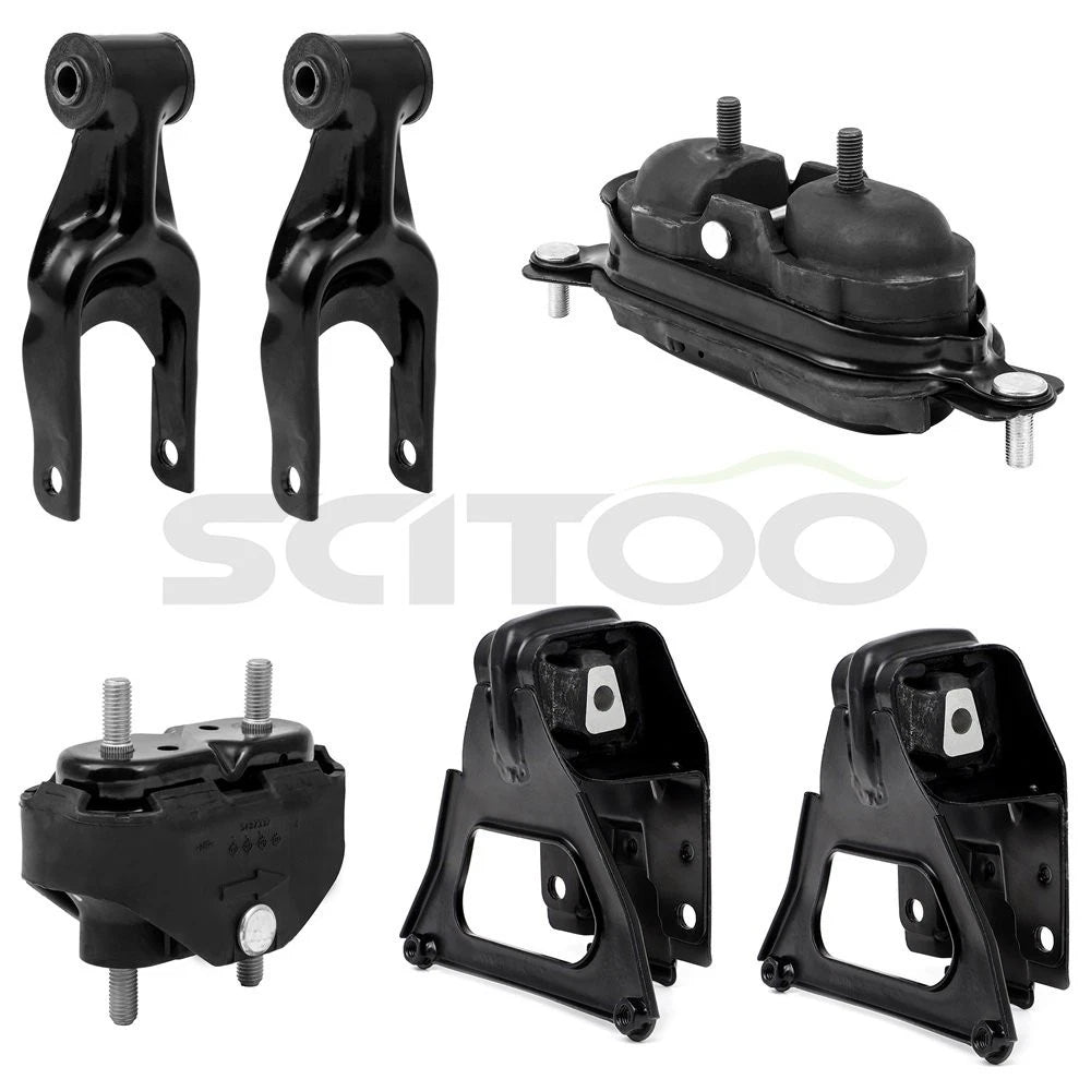 Set of 6 Engine Motor Mounts for Pontiac Grand Prix 3.8L (1997–2003)