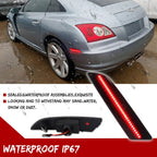 Smoke Lens Red LED Rear Side Marker Lamps for Chrysler Crossfire (2004–2008)