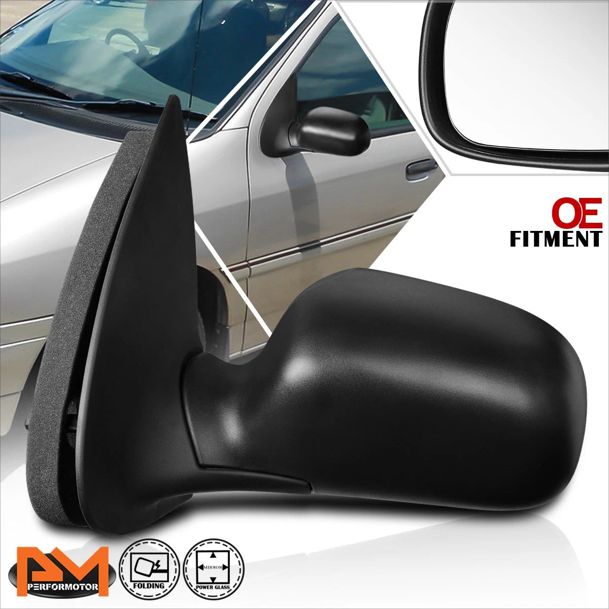 OE Style Powered Adjustable Side View Door Mirror Left for Ford Windstar (1995–1998)