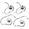 Set of 2 Front Rear Wheel Bearing Hubs for Volkswagen Routan (2009–2012)