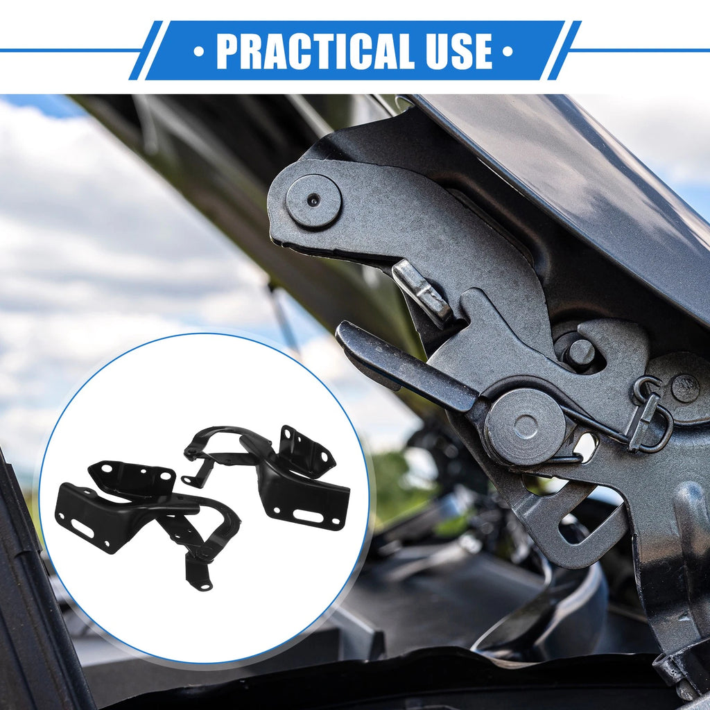 Hood Hinge Set of 2 for Honda HR-V (2016–2018) Black Left Right Side