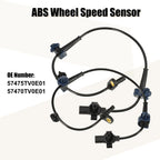 2X ABS Wheel Speed Sensor for Honda Civic IX (57475TV0E01/57470TV0E01)