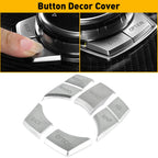 Chrome iDrive Multi Media Button Cover Trim for BMW 1 3 4 5 6 X1 X3 X5 (2010–2020)
