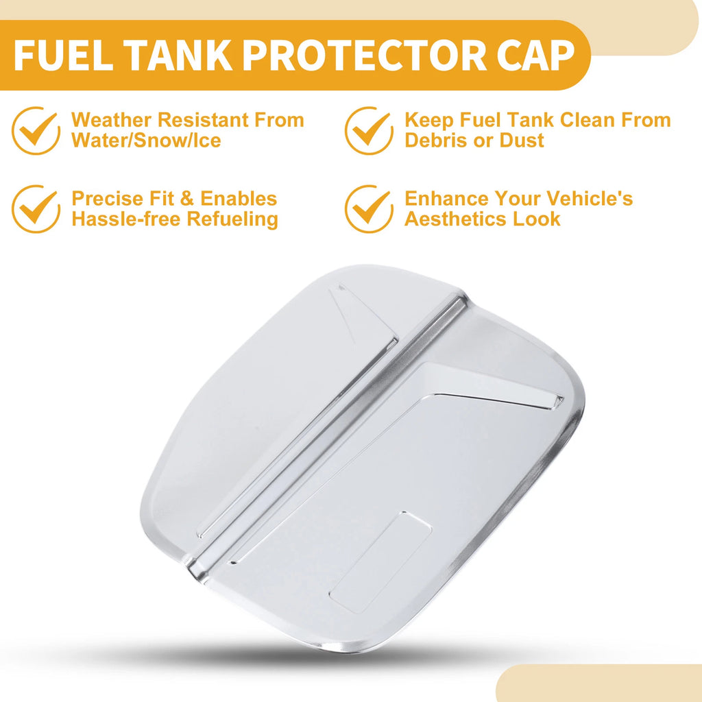 Fuel Tank Door Cap for Honda Accord (2023–2025) Chrome Silver Tone