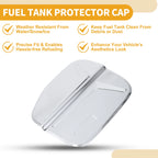 Fuel Tank Door Cap for Honda Accord (2023–2025) Chrome Silver Tone