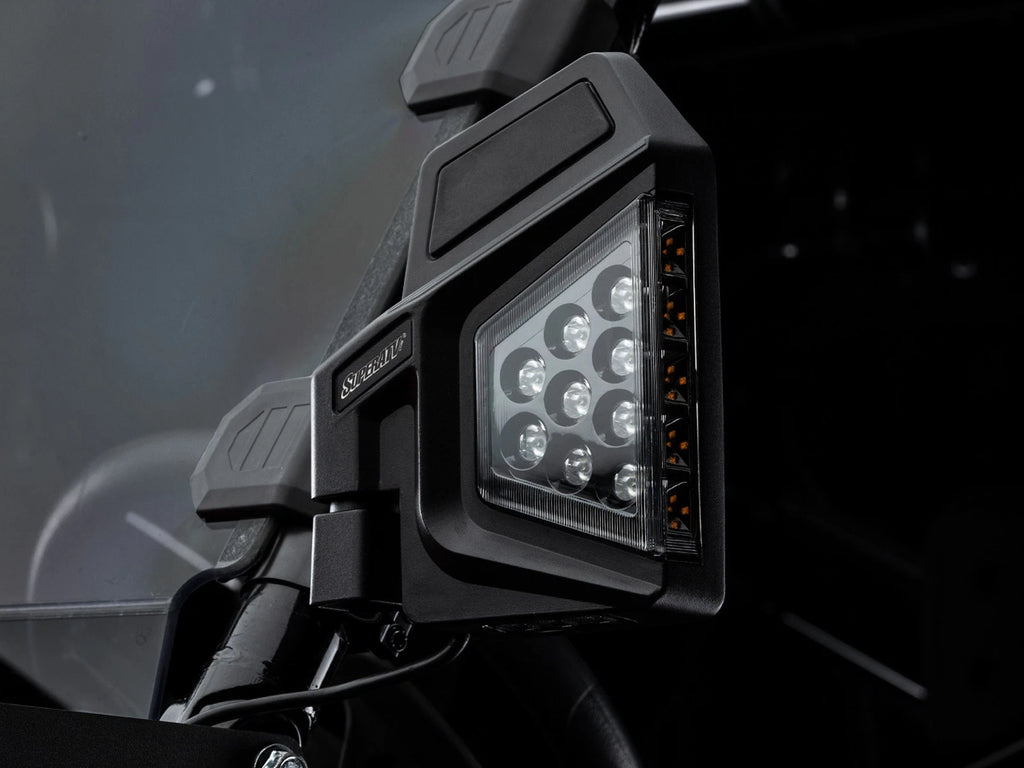 LED Side-View Mirrors for Can-Am (1.875")