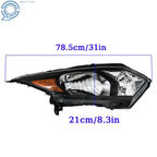 Pair Black Headlamps for Honda HR-V (2016–2018)