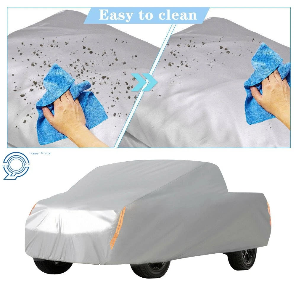 Polyester Truck Cover for Most Cars (UV-Resistant, Waterproof)