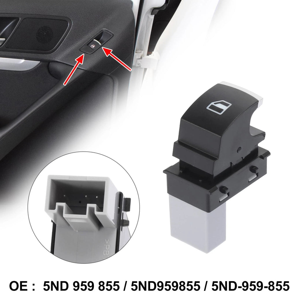 Passenger Side Power Window Switch 5ND959855 for Volkswagen Tiguan (2009–2014)