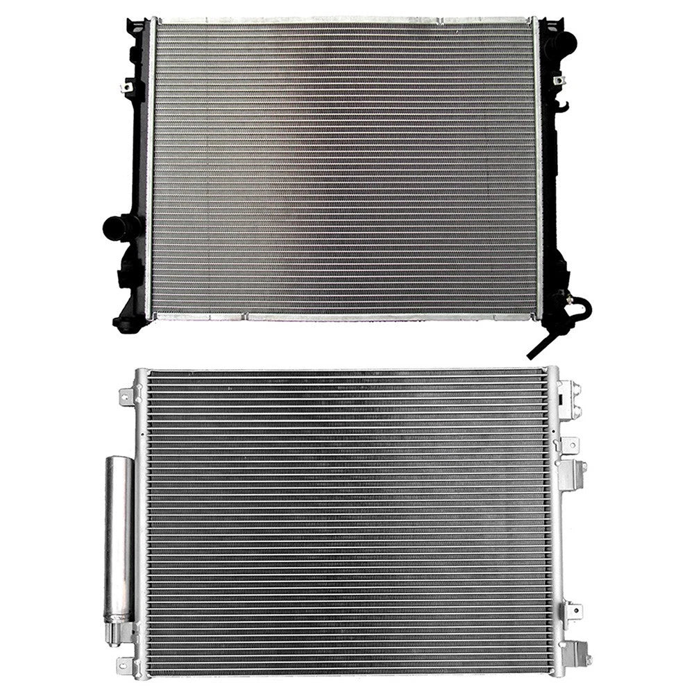 Aluminum Radiator & A/C Condenser Set for Chrysler 300 (2007–2009)